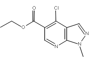Ethyl 4-chloro-1-methyl-1H-pyrazolo[3,4-b]pyridine-5-carboxylate, 37801-57-3, undefined, 
