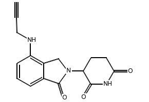 3-(1-Oxo-4-(prop-2-yn-1-ylamino)isoindolin-2-yl)piperidine-2,6-dione, 2589697-32-3, undefined, 