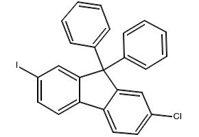 2-Chloro-7-iodo-9,9-diphenyl-9H-fluorene, 851119-15-8, undefined, 