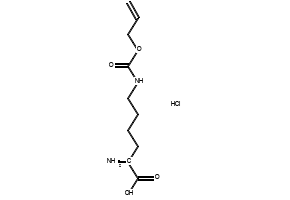 (S)-6-(((Allyloxy)carbonyl)amino)-2-aminohexanoic acid hydrochloride, 147529-99-5, undefined, 