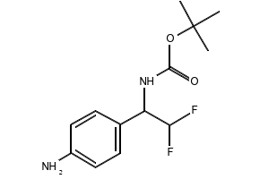 tert-Butyl (1-(4-aminophenyl)-2,2-difluoroethyl)carbamate, 2360086-91-3, undefined, 