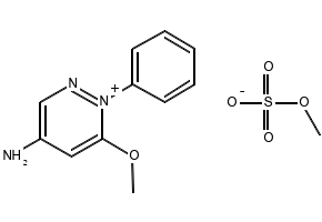 4-Amino-6-methoxy-1-phenylpyridazin-1-ium methyl sulfate, 30578-37-1, undefined, 
