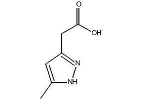 2-(5-Methyl-1H-pyrazol-3-yl)acetic acid, 41669-06-1, undefined, 