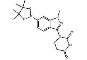 1-(1-Methyl-6-(4,4,5,5-tetramethyl-1,3,2-dioxaborolan-2-yl)-1H-indazol-3-yl)dihydropyrimidine-2,4(1H,3H)-dione, 2654822-43-0, undefined, 