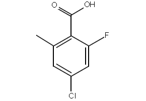 4-chloro-2-fluoro-6-methylbenzoic acid, 1427395-43-4, undefined, 