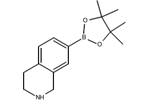 7-(4,4,5,5-Tetramethyl-1,3,2-dioxaborolan-2-yl)-1,2,3,4-tetrahydroisoquinoline, 1362243-37-5, undefined, 