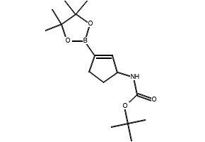 tert-Butyl (3-(4,4,5,5-tetramethyl-1,3,2-dioxaborolan-2-yl)cyclopent-2-en-1-yl)carbamate, 1643574-06-4, undefined, 