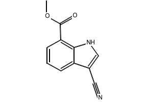 Methyl 3-cyano-1H-indole-7-carboxylate, 443144-24-9, undefined, 