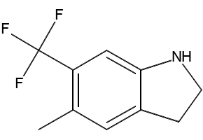 5-Methyl-6-(trifluoromethyl)indoline, 200711-22-4, undefined, 