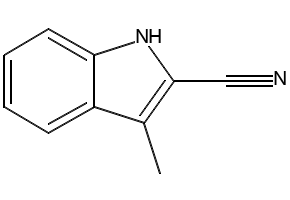 3-Methyl-1H-indole-2-carbonitrile, 13006-59-2, undefined, 