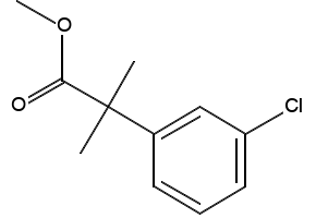 Methyl 2-(3-chlorophenyl)-2-methylpropanoate, 101233-58-3, undefined, 