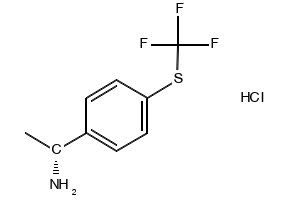 (R)-1-(4-((Trifluoromethyl)thio)phenyl)ethan-1-amine hydrochloride, 1800240-39-4, undefined, 