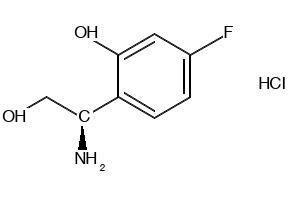 (R)-2-(1-amino-2-hydroxyethyl)-5-fluorophenol hydrochloride, 2177257-85-9, undefined, 