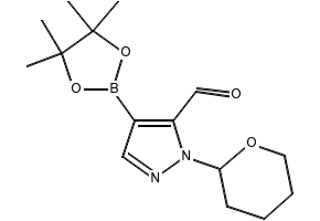 1-(Tetrahydro-2H-pyran-2-yl)-4-(4,4,5,5-tetramethyl-1,3,2-dioxaborolan-2-yl)-1H-pyrazole-5-carbaldehyde, 2377587-58-9, undefined, 