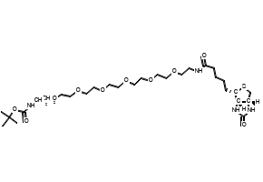 tert-Butyl (22-oxo-26-((3aS,4S,6aR)-2-oxohexahydro-1H-thieno[3,4-d]imidazol-4-yl)-3,6,9,12,15,18-hexaoxa-21-azahexacosyl)carbamate