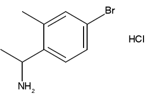 1-(4-Bromo-2-methylphenyl)ethan-1-amine hydrochloride, 2918779-86-7, undefined, 
