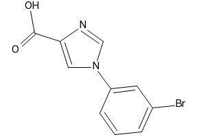 1-(3-Bromophenyl)-1H-imidazole-4-carboxylic acid, 445303-24-2, undefined, 