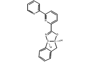 (3aR,8aS)-2-([2,2'-Bipyridin]-6-yl)-8,8a-dihydro-3aH-indeno[1,2-d]oxazole, 2757082-63-4, undefined, 