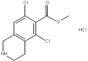 Methyl 5,7-dichloro-1,2,3,4-tetrahydroisoquinoline-6-carboxylate hydrochloride, 851784-90-2, undefined, 