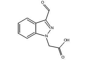 2-(3-Formyl-1H-indazol-1-yl)acetic acid, 2060031-47-0, undefined, 