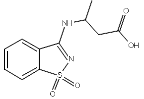 3-((1,1-Dioxidobenzo[d]isothiazol-3-yl)amino)butanoic acid, 1094565-75-9, undefined, 