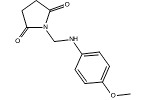 1-(((4-Methoxyphenyl)amino)methyl)pyrrolidine-2,5-dione, 63384-03-2, undefined, 