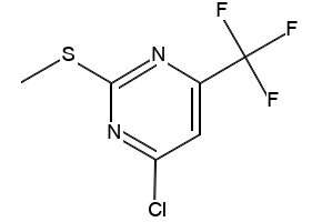 4-Chloro-2-(methylsulfanyl)-6-(trifluoromethyl)pyrimidine, 16097-63-5, undefined, 
