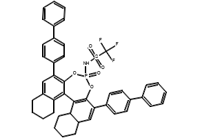(11bR)-N-(2,6-di([1,1'-biphenyl]-4-yl)-4-oxido-8,9,10,11,12,13,14,15-octahydrodinaphtho[2,1-d:1',2'-f][1,3,2]dioxaphosphepin-4-yl)-1,1,1-trifluoromethanesulfonamide