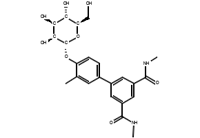 N3,N5,3'-Trimethyl-4'-(((2R,3S,4S,5S,6R)-3,4,5-trihydroxy-6-(hydroxymethyl)tetrahydro-2H-pyran-2-yl)oxy)-[1,1'-biphenyl]-3,5-dicarboxamide, 1373346-85-0, undefined, 