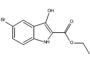 5-Bromo-3-hydroxy-1H-indole-2-carboxylic acid ethyl ester, 153501-30-5, undefined, 