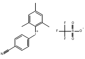 (4-Cyanophenyl)(mesityl)iodonium trifluoromethanesulfonate, 1416277-02-5, undefined, 