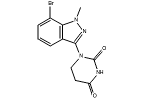 1-(7-Bromo-1-methyl-1H-indazol-3-yl)dihydropyrimidine-2,4(1H,3H)-dione, 2810876-98-1, undefined, 