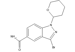 3-Bromo-1-(tetrahydro-2H-pyran-2-yl)-1H-indazole-5-carboxamide, 395101-84-5, undefined, 