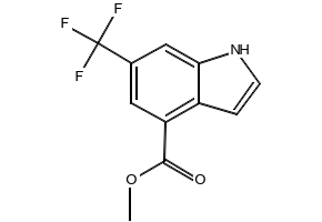 Methyl 6-(trifluoromethyl)-1H-indole-4-carboxylate, 1352905-52-2, undefined, 