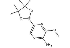2-Methoxy-6-(4,4,5,5-tetramethyl-1,3,2-dioxaborolan-2-yl)pyridin-3-amine, 2692680-46-7, undefined, 