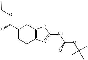 Ethyl 2-((tert-butoxycarbonyl)amino)-4,5,6,7-tetrahydrobenzo[d]thiazole-6-carboxylate, 1820647-12-8, undefined, 