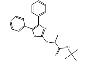 N-(tert-Butyl)-2-((4,5-diphenyloxazol-2-yl)thio)propanamide, 1385506-57-9, undefined, 
