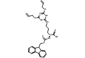 (S)-2-((((9H-Fluoren-9-yl)methoxy)carbonyl)amino)-5-((5,9-dioxo-4,10-dioxa-6,8-diazatrideca-1,12-dien-7-ylidene)amino)pentanoic acid, 148893-34-9, undefined, 