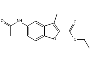 Ethyl 5-acetamido-3-methylbenzofuran-2-carboxylate, 99252-61-6, undefined, 