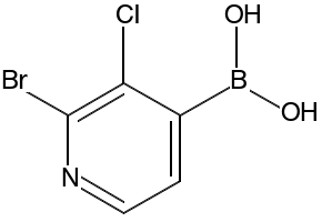2-Bromo-3-chloropyridine-4-boronic acid, 1003043-31-9, undefined, 