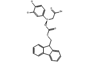 (βR)-3,4-Dichloro-β-[[(9H-fluoren-9-ylmethoxy)carbonyl]amino]benzenepropanoic acid, 1260593-14-3, undefined, 
