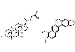 Berberine ursodeoxycholate, 1868138-66-2, undefined, 