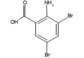 2-Amino-3,5-dibromobenzoicacid, 609-85-8, undefined, 