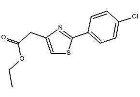 Ethyl 2-(2-(4-chlorophenyl)thiazol-4-yl)acetate, 20287-70-1, undefined, 