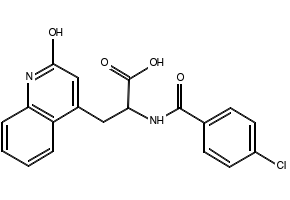 2-(4-Chlorobenzamido)-3-(2-oxo-1,2-dihydroquinolin-4-yl)propanoic acid