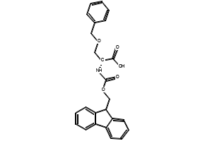 N-[(9H-Fluoren-9-ylmethoxy)carbonyl]-O-(phenylmethyl)-D-serine, 122889-11-6, undefined, 