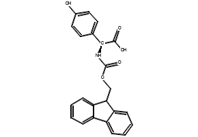 (S)-2-((((9H-fluoren-9-yl)methoxy)carbonyl)amino)-2-(4-hydroxyphenyl)acetic acid, 182883-41-6, undefined, 
