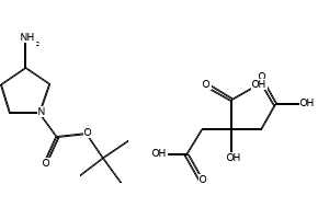 tert-Butyl 3-aminopyrrolidine-1-carboxylate 2-hydroxypropane-1,2,3-tricarboxylate, 1310278-53-5, undefined, 