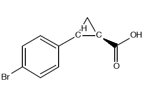 (1R,2R)-2-(4-Bromophenyl)cyclopropane-1-carboxylic acid, 31501-85-6, undefined, 