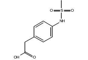 4-(Methylsulphonylamino)phenylacetic Acid, 56205-88-0, undefined, 